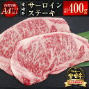 【ふるさと納税】「宮崎牛」サーロインスステーキ400g（200g×2） ふるさと納税 宮崎牛 ステーキ 黒毛和牛 牛 肉 牛肉 国産 数量限定