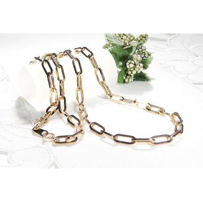 ふるさと納税 昭和町 K18YGペーパークリップチェーンネックレス 幅4.4ミリ 中空 |  | 01