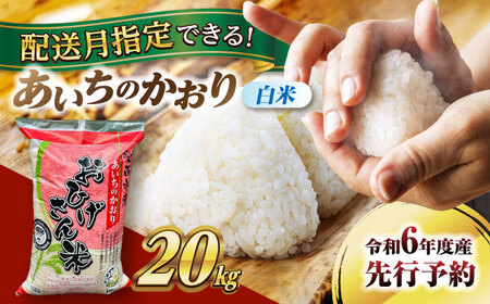 ＼2025年11月発送分／ あいちのかおり 白米 20kg 愛西市 / 脇野コンバイン 新米 お米 こめ 精米  [AECP003-2]