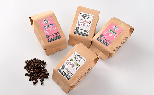 人気のコーヒー4セット(粗挽)　AU017