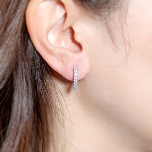 【ジュエリーの街、山梨県甲府市】ダイヤ0.50ct Pt900ピアリング　E5011P