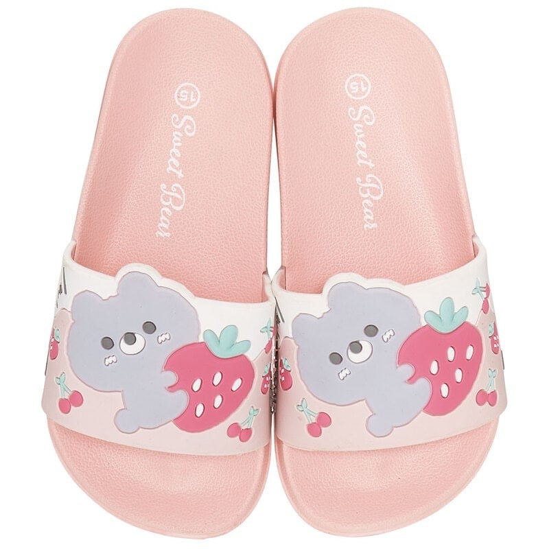 
            キッズ シャワー サンダル【サイズ選択可】 子供 こども かわいい 夏 海 ビーチ スケーター skater Sweet Bear クマ くま 女の子 女子【プール 海水浴 子ども キャラクター】 奈良県 奈良市 なら 
          