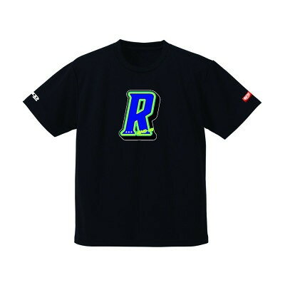 【ふるさと納税】JTTA公認　卓球ユニフォーム【男女兼用(ドライ):XXLサイズ】アルファベット　R　ブラック【1779047】
