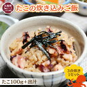 【ふるさと納税】たこ 炊き込みご飯 素 3合炊き用 ×1 セット