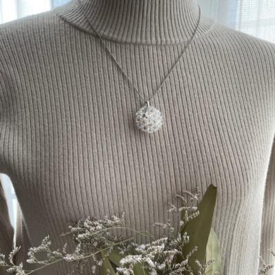 ふるさと納税 泉南市 ●アロマペンダント(輝)シルバー