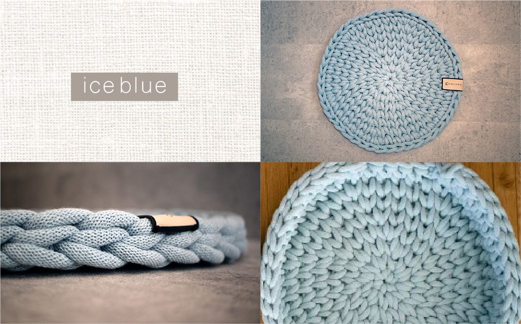 猫のラグ Dress UP Cat Rug 【ice blueカラー】 | 猫 ラグ ペットグッズ 猫のラグ ねこ