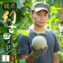 【ふるさと納税】＼先行予約／ 古田メロン 1玉 石井農園 2025年7月上旬発送開始 稀少な品種 純系 メロン 純系 箱詰め メロン めろん フルーツ 果物 お取り寄せ 渥美半島 産地直送 幻 希少品 田原市 送料無料