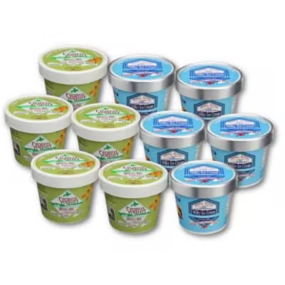 十勝ジャージー フローズンヨーグルト・ミルキーアイス 各5個計10個セット【1704】【配送不可地域：離島】【1451314】