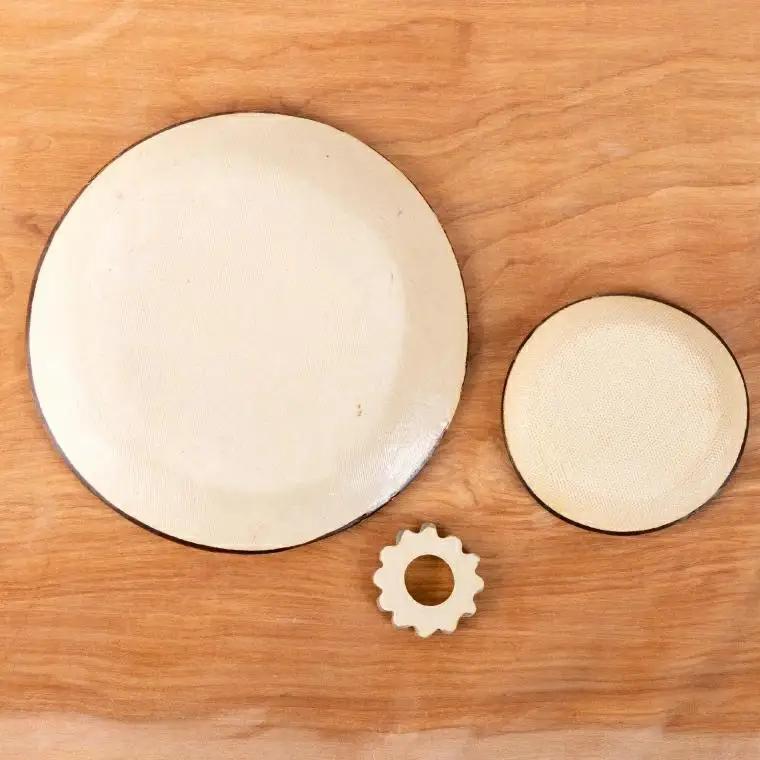 ゴーヤーの3点食器セット（丸）