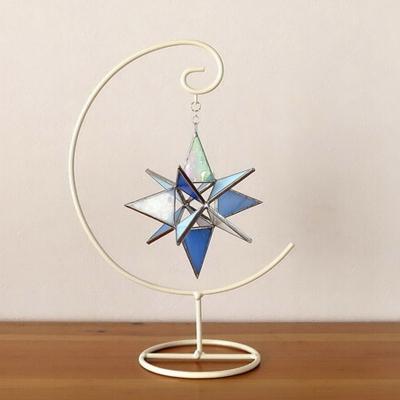 ふるさと納税 秋田市 ゆらゆらスター 星のサンキャッチャー 飾る用の土台付き|15_sgh-020101 |  | 02