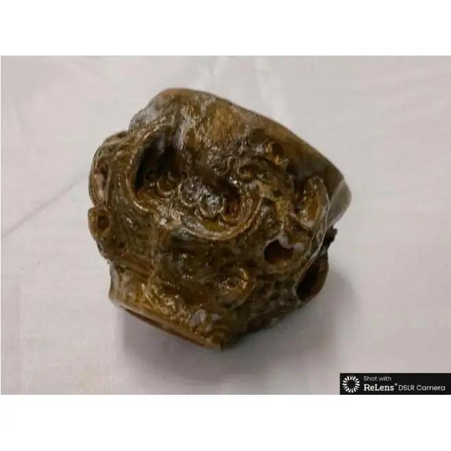 縄文・火焔型ぐい呑み 　2個セット　直径約5cm　48ｇ 陶芸品 食器 カップ セット 新潟市