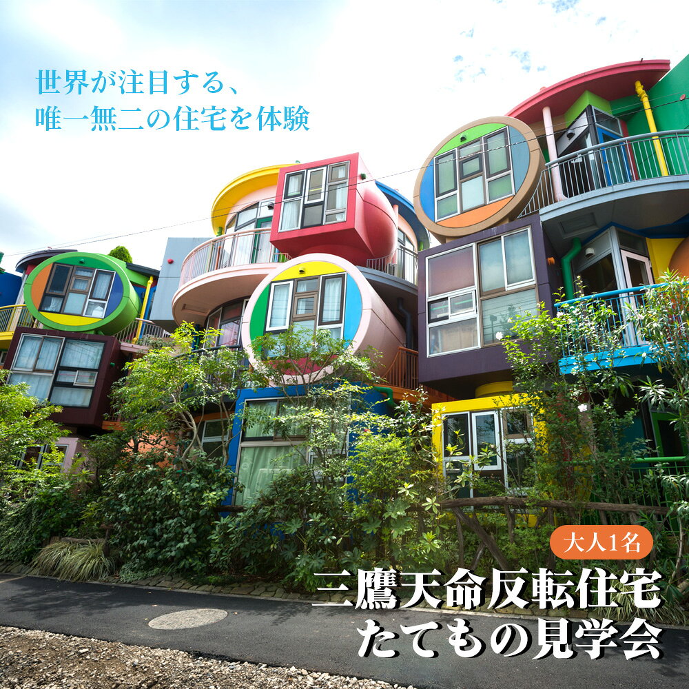 【ふるさと納税】三鷹天命反転住宅たてもの見学会　チケット（大人） ／ 三鷹天命反転住宅 見学会 チケット 大人 住宅内 見学 体験 建築 たてもの 建物 プログラム メディア 世界十数カ国 住宅 No.300