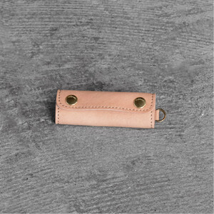 栃木レザー使用｜バッグの本革持ち手カバー 2個セット｜Handle cover｜チョコ｜minca（全7色）