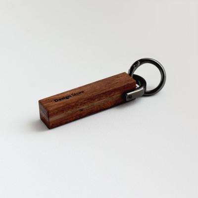 ふるさと納税 能美市 【Anew】寄木キーホルダーストレートタイプ (アパ)　マグネット付