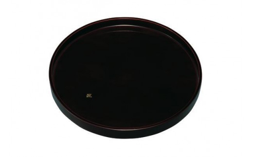 
木製丸盆 尺 30cm 溜 匠
