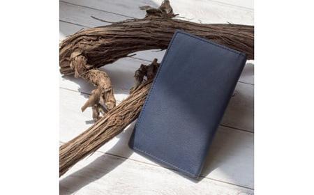 本革 藍染め カードケース