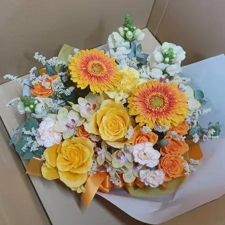 結婚記念日 アレンジメント 花 ギフト 季節 生花