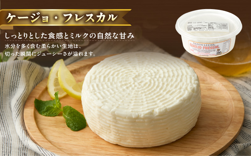 【国産】みずみずしいフレッシュチーズ「ケージョ・フレスカル」320g・S108