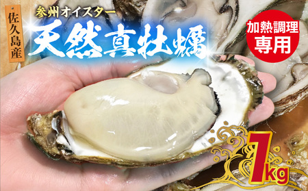 佐久島産天然真牡蠣　参州オイスター　1㎏≪配達不可エリア：北海道・沖縄・離島・東北・九州≫・E029