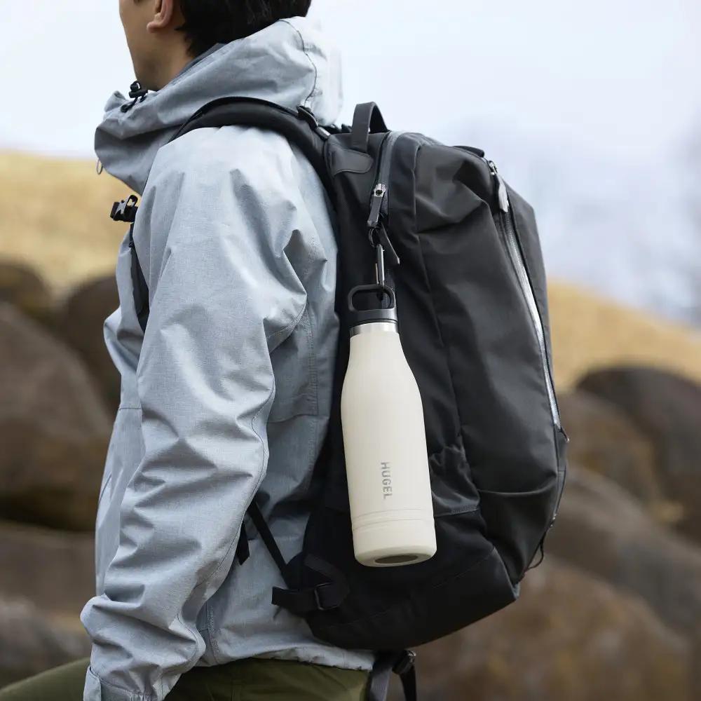 ＨＵＧＥＬ 真空断熱マグボトル ７５０ｍｌ HSB-750 アッシュホワイト
