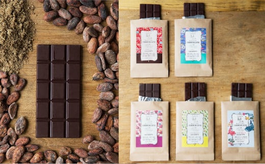 LISAチョコレート 5種セット 〈 マイルド / ビター / カカオニブ / コーヒー / シナモン＆ジンジャー 〉【 寄附付き チョコ スイーツ お菓子 個包装 詰め合わせ ギフト プレゼント 贈答品 有機 カカオ 黒糖 無添加 手作り バレンタインデー ホワイトデー 】