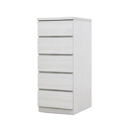 ふるさと納税 大川市 幅40-5段(奥行55cm)ホワイト色 クローゼットチェスト「フィット」大川家具【丸田木工】