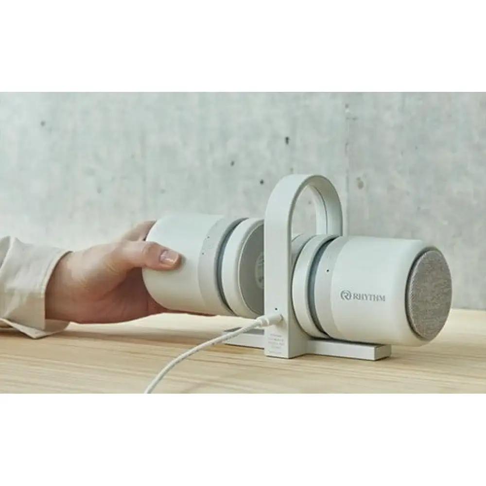 リズム 防水ポータブルシアタースピーカー MAGSPEAKER DUO ブラック　【11100-1817】
