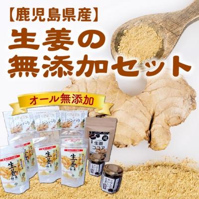 ふるさと納税 南九州市 健康第一!生姜の無添加セット