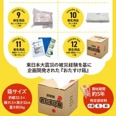 ふるさと納税 石巻市 防災 非常時 おたすけ箱(1人3日分)1箱 防災グッズ 防災セット トイレ 水 備蓄 非常用 災害 |  | 03