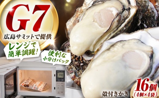 牡蠣 殻付き 16個 冷凍 江田島市／マルサ・やながわ水産有限会社 [XBL004]｜広島G7 牡蠣 カキ かき むき身 冷凍 加熱用 国産 殻付き牡蠣 焼き牡蠣 蒸し牡蠣 広島牡蠣 料理用 かき カ