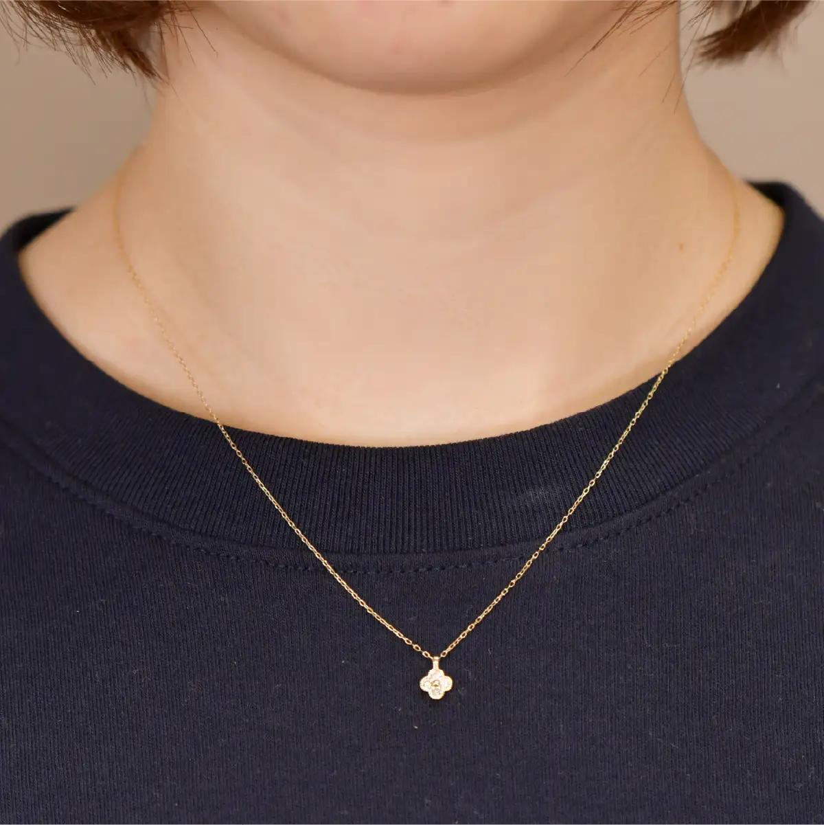 0.11ｃｔ 10金 ネックレス イエローゴールド 管理番号RTJ-022 246-007-a