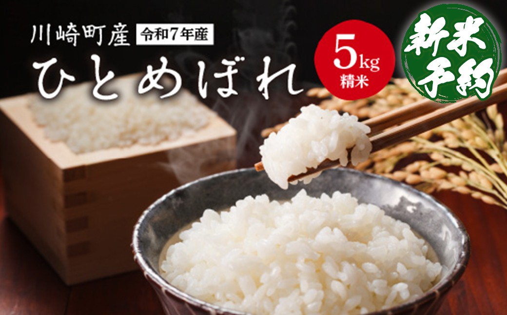 
            川崎町産ひとめぼれ（精米）　5kg　【04324-0348】
          