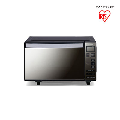 
電子レンジ 18L フラットテーブル ミラーガラス　MO-FM1804-B【1150393】
