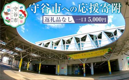 茨城県 守谷市への寄付 5,000円（返礼品はありません）