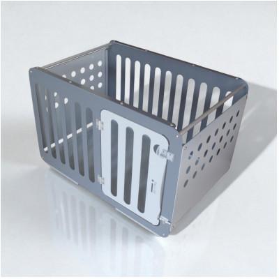 ふるさと納税 国立市 アルミ製犬用ケージ 高級ペットサークル「i100」基本セット【ダークグレー×ライトグレー】