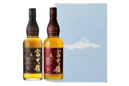 【3回 定期便 隔月】 ウイスキー 飲み比べセット 700ml×2本 富士ケ嶺 ピュアモルト リッチピート｜ウィスキー ハイボール