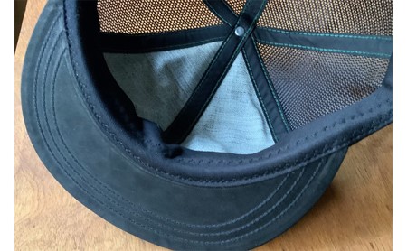 ちょっと大きめレザーメッシュキャップ ファッション小物 帽子  ブラック