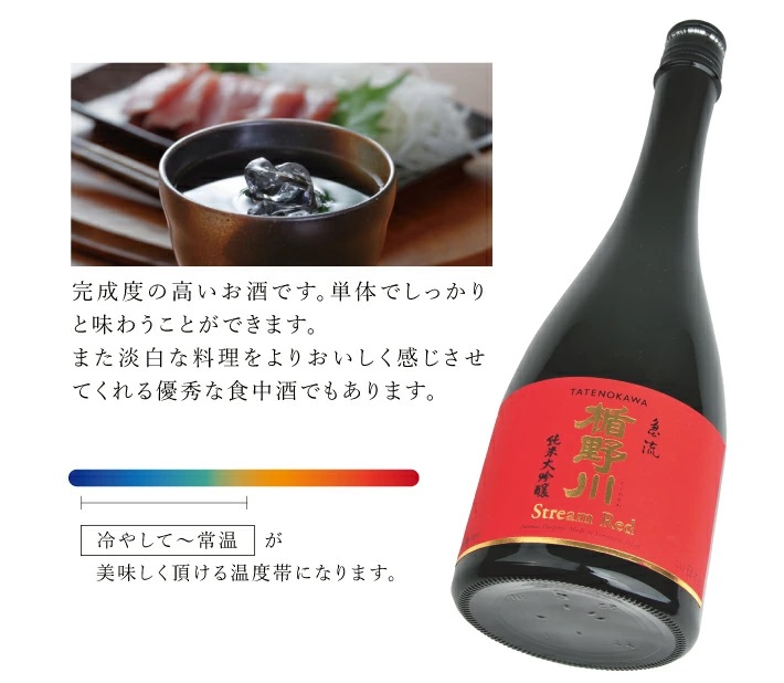 SA1748　楯野川 純米大吟醸 急流　720ml×1本