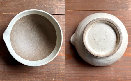 【乳白】 お手入れカンタン！ 溝無しすり鉢 ／ すり鉢 溝なし ごま 摺り 陶器 調理器具 九州 福岡県 太宰府市