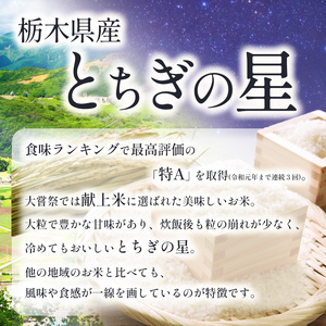 【栃木県共通返礼品】【先行予約】【11月発送分】令和8年度新米 栃木県産とちぎの星（玄米真空パック) 約2kg  | 栃木県 那珂川町 送料無料