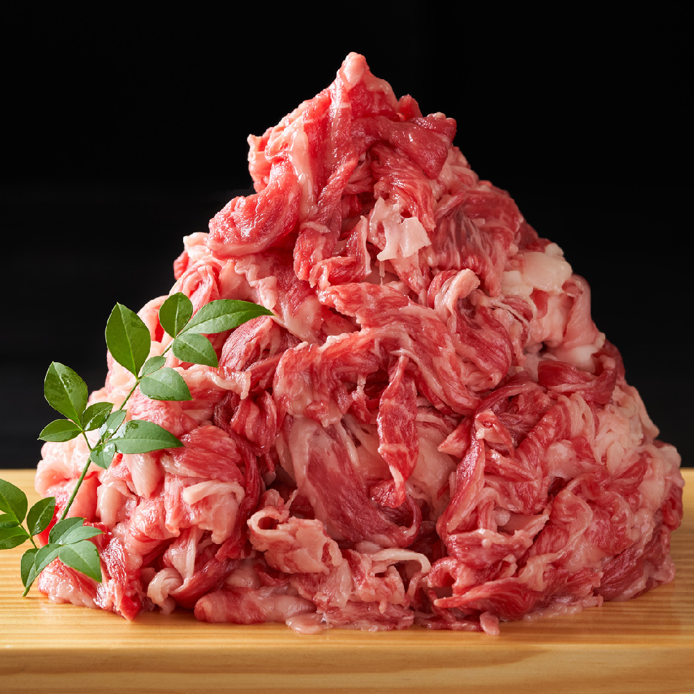 【3か月定期便】訳あり！佐賀産和牛切り落とし 1.2kg(600g×2P)×3回【肉 牛肉 ブランド牛 黒毛和牛 ふるさと納税】(H112318)