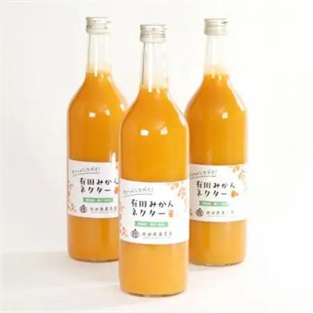 とろり　みかんネクター720ml×3本【無添加100%ストレートジュース】【有田みかんジュース】【配送不可地域：離島・北海道・沖縄県】【1608052】