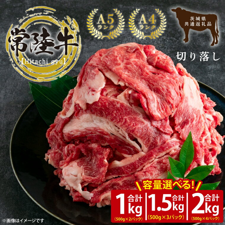 【ふるさと納税】【選べる】最高級常陸牛 切り落とし 【国産 焼き肉 牛肉 国産牛 黒毛和牛 和牛 国産黒毛和牛 ブランド牛肉 ブランド牛 お肉 A4ランク A5ランク 鹿嶋市 鹿嶋 茨城県】(KCW-8)