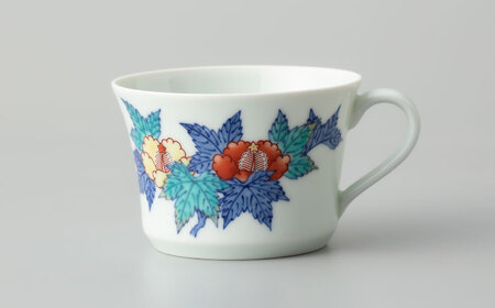 【有田焼】重要無形文化財 葵絵 碗皿  / 佐賀県 / 今右衛門焼佐賀店有銘堂[41AAAY011]