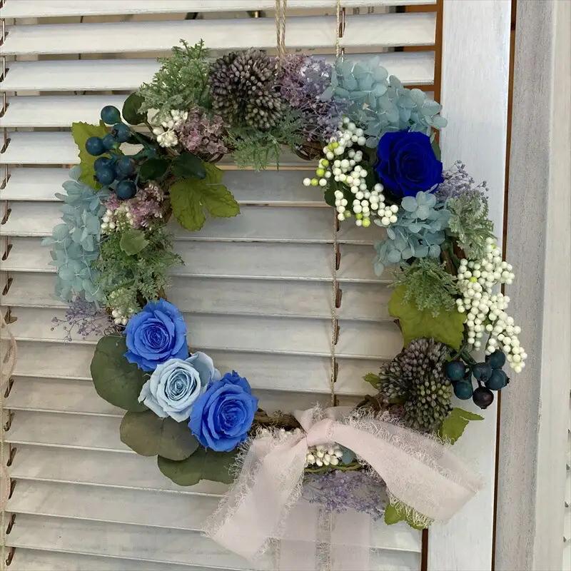 アーティフィシャルリース体験レッスン 【 フラワーアレンジメント 体験 チケット 神奈川県 小田原市フラワー アレンジメント 】