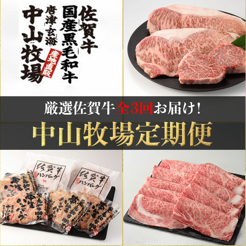 【ふるさと納税】毎月1回（計3回）お届け　中山牧場定期便 ＼レビューキャンペーン実施中／