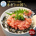 【ふるさと納税】天然マグロのタタキ丼セット 65g×24パック 高知県 返礼品 28000円 海鮮 天然 まぐろ ネギトロ丼 まぐろたたき 海鮮丼 お寿司 軍艦巻 手巻寿司 おかず 使いやすい 便利 かんたん 個食 大容量 冷凍配送 小分け お手軽 24人前 故郷納税 まぐろ ねぎとろ 鮪