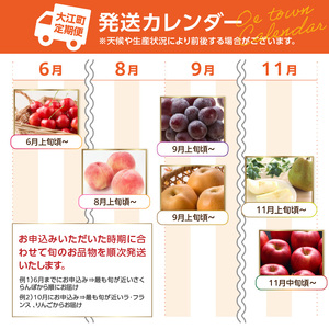 《先行受付》プレミアム白桃と5種便【定期便全5回】 060-T12