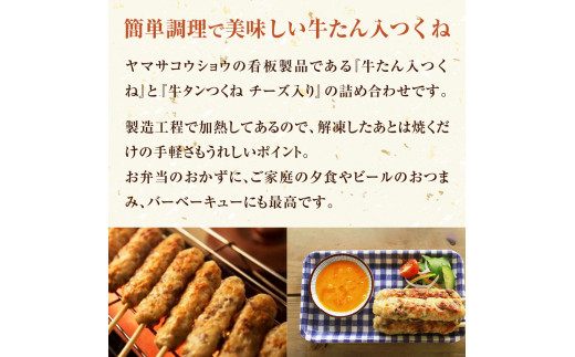 牛タン入つくね 2種 40本入 孝彰セット 新月の浦 つくね 冷凍 つくね串 牛たん入つくね 牛たんつくねチーズ入り 牛タン 焼き鳥 バーベキュー ヤマサコウショウ つくねシリーズ 宮城県 石巻市 セ
