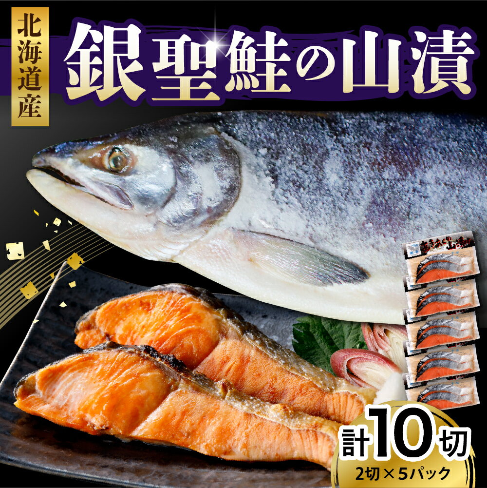 【ふるさと納税】 銀聖 鮭の山漬 (80g×2)× 5パック 2024年11月以降発送分 / 鮭 サケ シャケ 塩鮭 塩漬 塩漬け 山漬け 切り身 切り身セット 魚 魚介 魚介類 海鮮 海産物 冷凍 冷凍便 お取り寄せ グルメ 国産 北海道産 北海道 えりも